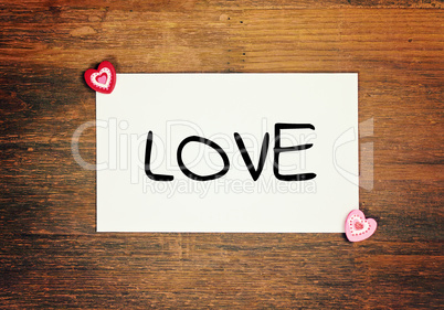 lovely greeting card - LOVE