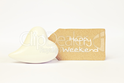 lovely greeting card - happy weekend