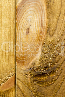 Wooden background stain treated