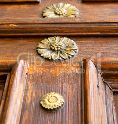 abstract  rusty brass brown knocker gallarate varese