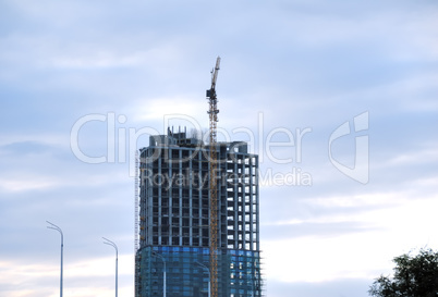 Construction of office building