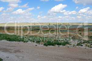 Steppe with hills