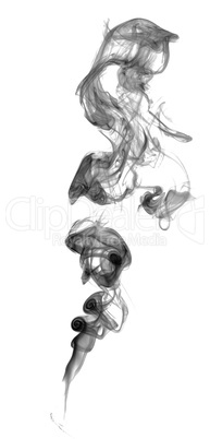 Abstract dark smoke