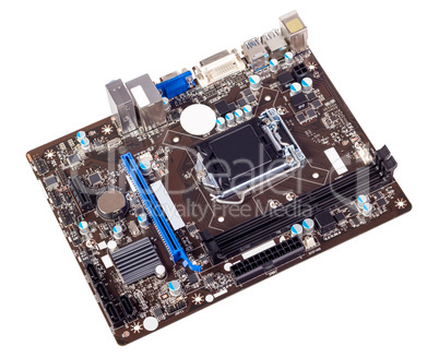Electronic collection - Computer motherboard without CPU cooler