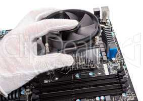 Electronic collection - Installing CPU cooler