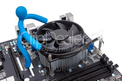 Electronic collection - Installing CPU cooler