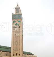 muslim in  mosque the history  symbol   morocco  africa  minare