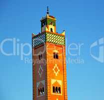 muslim   in   mosque  the history  symbol morocco  africa  mina