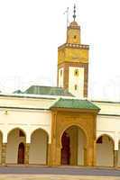 muslim in      morocco  africa  minaret   religion    sky
