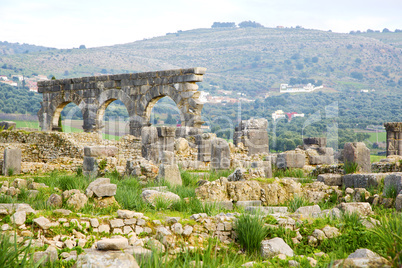 volubilis in morocco africa the old