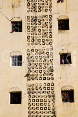 window in morocco africa and old construction   historical