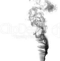 Abstract dark smoke