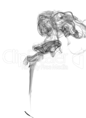 Abstract dark smoke