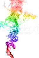 Abstract multicolored smoke