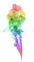 Abstract multicolored smoke