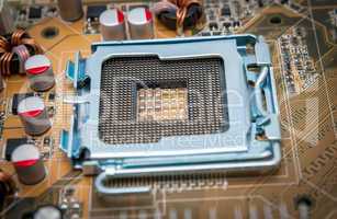 Electronic collection - Empty CPU socket