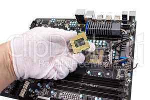 Electronic collection - Installation of processor