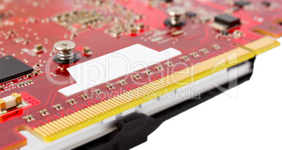 Electronic collection - PCI-e data connector videocard