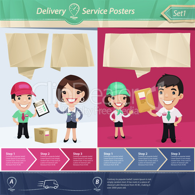 Delivery Service Posters