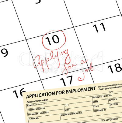 Meeting date for employment