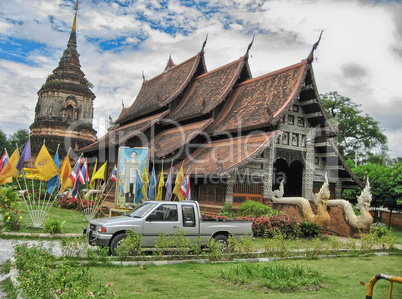 CHIANGMAI, THAILAND - AUG 12: Wat Doi Suthep architecture on Aug