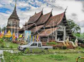 CHIANGMAI, THAILAND - AUG 12: Wat Doi Suthep architecture on Aug