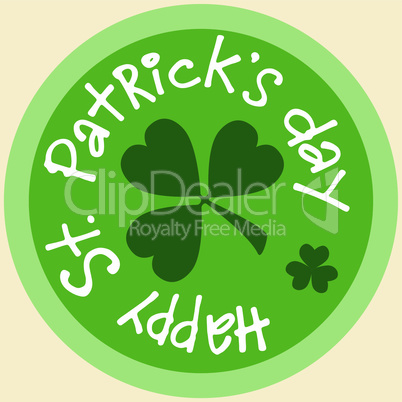 Day Patrick beer Mat coin icon symbol sticker