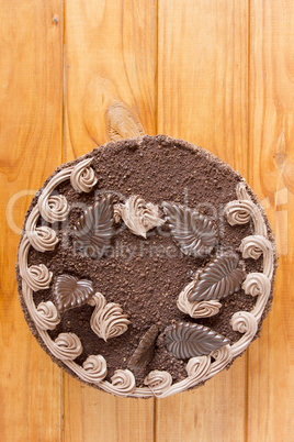 Truffle cake round