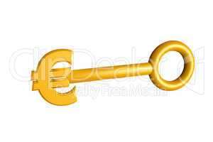 Key with EURO Symbol