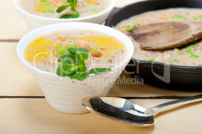 Hearty Middle Eastern Chickpea and Barley Soup