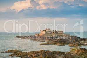 Medieval architecture of Saint Malo - France