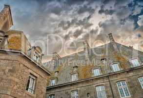 Medieval architecture of Saint Malo - France