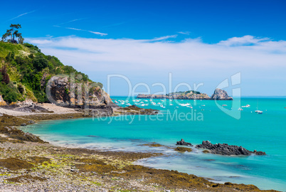 Cancale coast in Brittany  - France