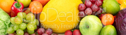 fruits and vegetables background