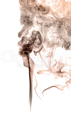 Abstract colored smoke