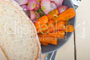 steamed  root vegetable on a bowl