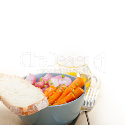 steamed  root vegetable on a bowl