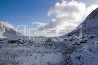 Glencoe Tal, Schottland, UK