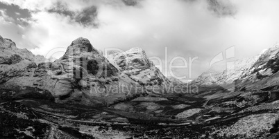 Glencoe Tal, Schottland, UK