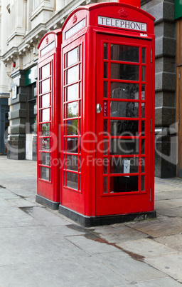 englische Telefonzelle, London