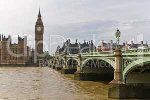 Big Ben, Westminster Bridge, London