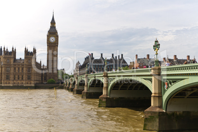 Big Ben, Westminster Bridge, London