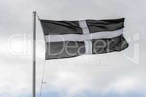 Flagge von Corwall