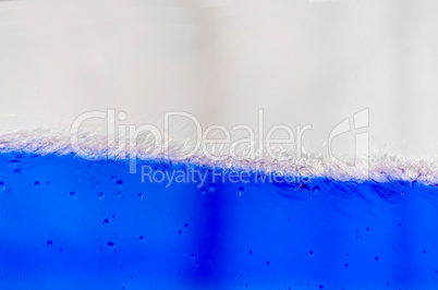 Blaue Flüssigkeit, Wasser, Hintergrund