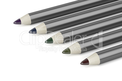 Eye pencils with different colors