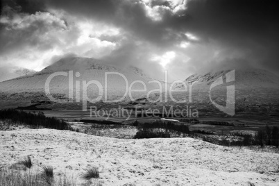 Glencoe Tal, Schottland, UK