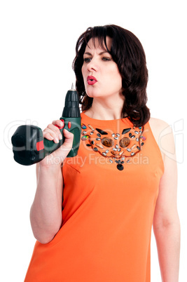 woman with screwdriver