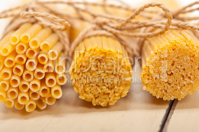 bunch of Italian pasta type