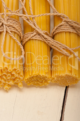 bunch of Italian pasta type