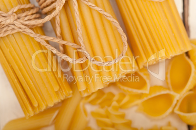 bunch of Italian pasta type